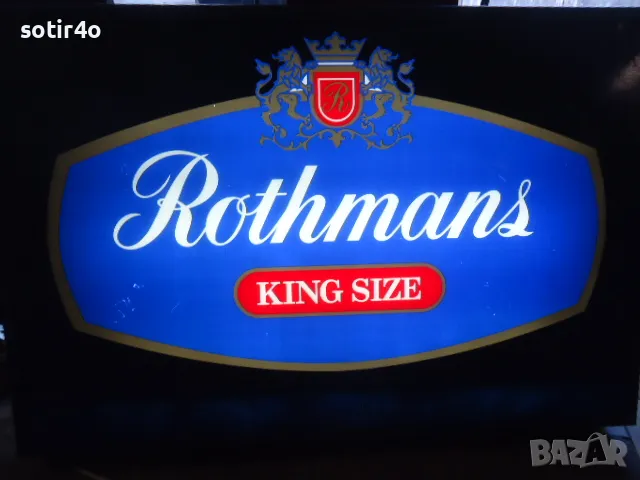 Rothmans красива светеща реклама, снимка 5 - Други ценни предмети - 47283814