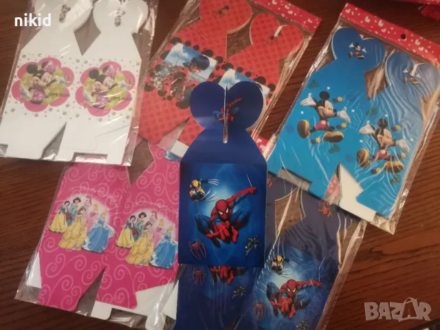 Мики Мини Маус парти картонена кутия кутийка за лакомства подаръци и др., снимка 4 - Други - 47728489