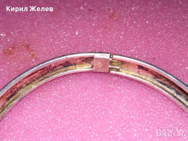 СТАРИННА МАЙСТОРСКА ЗВЕЗДОВИДНО РЪЧНО ОРНАМЕНТИРАНА СРЕБЪРНА ГРИВНА СРЕБРО ВИСОКА ПРОБА 13636, снимка 7 - Антикварни и старинни предмети - 44394500