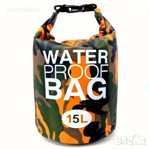 Водоустойчиви сухи торби - различни обеми - от 2 до 20 литра, снимка 2 - Къмпинг мебели - 53491359