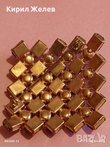 Кристална брошка АМЕТИСТ АРТ ДЕКО стил 31130, снимка 5 - Други - 52562209