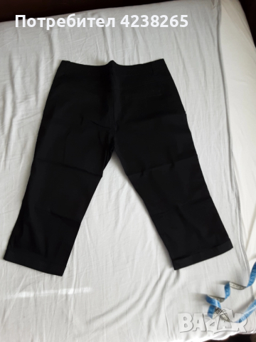 панталон "Flora" нов, 3/4, черен, памучен, снимка 4 - Панталони - 52679269