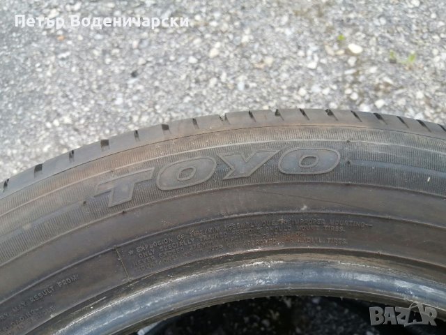 Гуми 215 55 18 Тоьо Toyo Като нови 2 броя Цената е за брой гума Без коментар на цената, снимка 6 - Гуми и джанти - 41421194