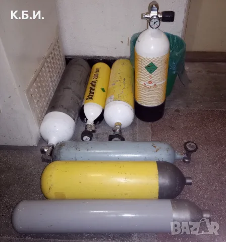 Купувам стари метални бутилки от пожарогасители с вместимост до 7L и от 200 до 300 рабтни атмосфери , снимка 18 - Въздушно оръжие - 56148779