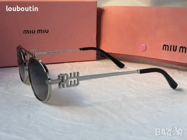 Miu 2024 дамски слънчеви очила елипса овални кръгли 4 цвята, снимка 16 - Слънчеви и диоптрични очила - 47681503