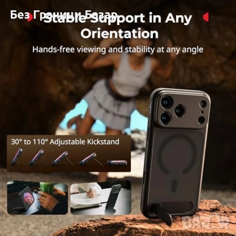 Нов Магнитен калъф SMALLRIG FilMov iPhone 17 Pro за гимбъл DJI Айфон кейс, снимка 5 - Калъфи, кейсове - 53048418