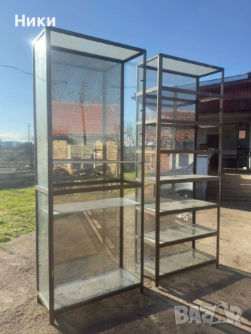 Продавам алуминиеви витрини / рафтове, снимка 2 - Стелажи и щандове - 53407154