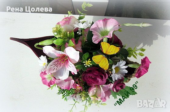 Пролетни цветя на кора, снимка 2 - Подаръци за жени - 44306990