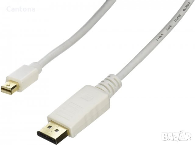 Monoprice Mini DisplayPort към DisplayPort кабел, Full HD 1080p, 4K UltraHD, 3 метра, снимка 1 - Кабели и адаптери - 35982305
