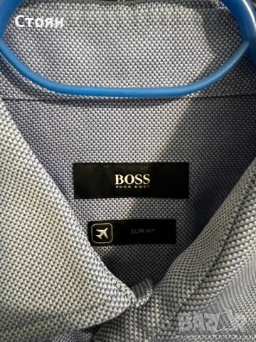 Мъжки ризи Hugo Boss - оригинал, снимка 2 - Ризи - 38655027