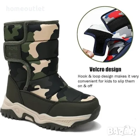 ПРОМОЦИЯ Детски зимни ботуши черно/зелено/крем, няколко размера, снимка 3 - Детски боти и ботуши - 48122947