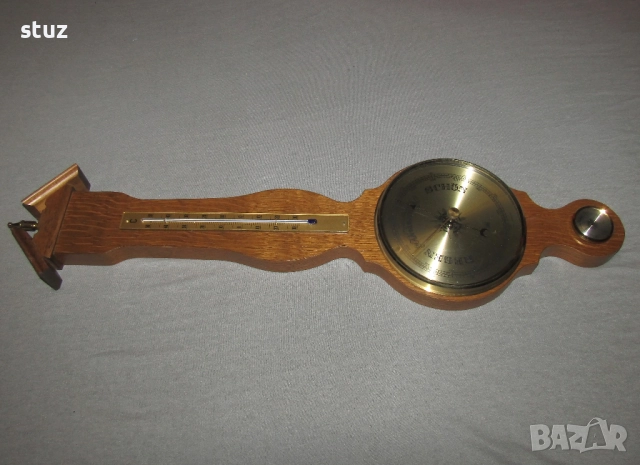 Голям троен уред за стена, барометър, влагомер и термометър, снимка 6 - Декорация за дома - 52617058