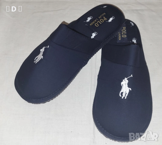 Polo Ralph Lauren нови тъмно сини чехли - 37, снимка 4 - Чехли - 52624720
