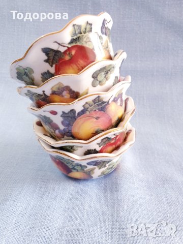 Порцеланови купички за сладко-Еngland collection royal porcelain, снимка 7 - Сервизи - 40956800