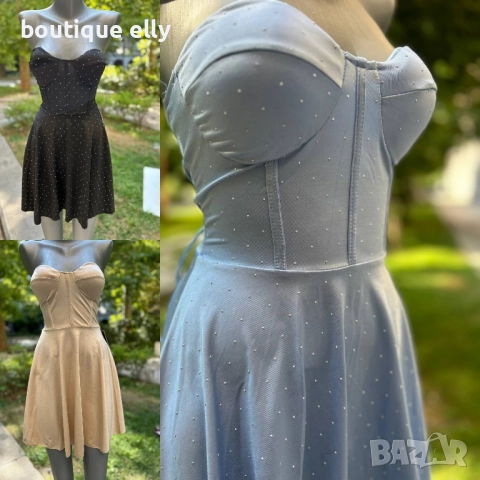 елегантна рокля с регулиращи се връзки