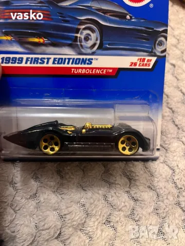 Hotwheels 1999-Turbolence, снимка 3 - Колекции - 49653758