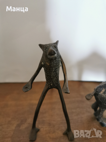 Бронзови Африкански животни, снимка 3 - Антикварни и старинни предмети - 36320814