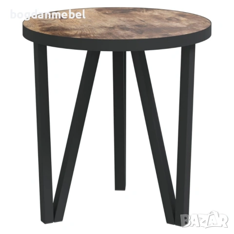 Sonata H Маса за чай, черно и жълто,, снимка 2 - Маси - 53592576