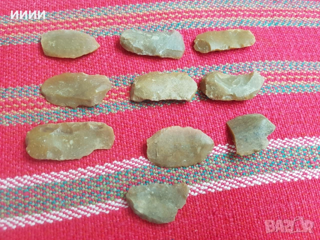 Кремък за пушка пищов чакмак 10 бр