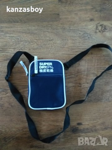 SUPERDRY SPORTS POUCH BAG NAVY - страхотна малка чанта НОВА БЕЗ ЕТИКЕТИ, снимка 6 - Чанти - 39080606
