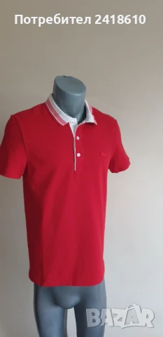 Lacoste Slim Fit Pique Cotton Mens Size 4 - M  НОВО! ОРИГИНАЛ! Мъжка Тениска!, снимка 6 - Тениски - 50991624