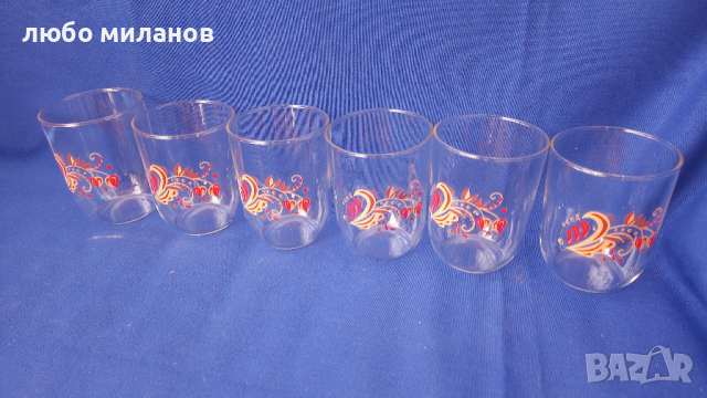 Тънкостенни руски стакани за чай, комплект 6 бр, снимка 3 - Чаши - 44709713