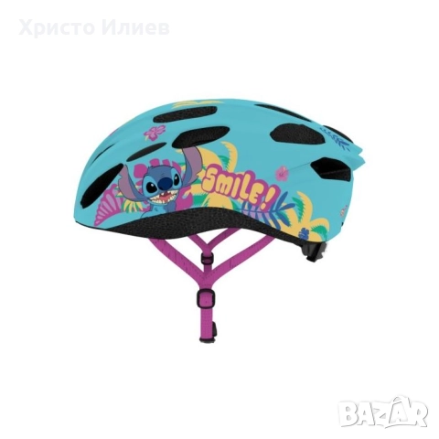 Детска Каска за велосипед колело Стич Disney Stitch 