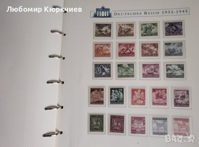 Трети райх пощенски марки., снимка 8 - Филателия - 42132182