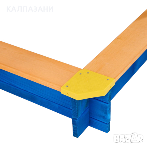 Детски пясъчник GINGER HOME, с регулируемeм, водоустойчив сенник-покривало anti-UV 30, дървен, 117х1, снимка 4 - Други - 44669968