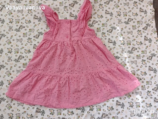 H&M дантелена рокличка и ромпър 6-9 месеца, снимка 5 - Бебешки рокли - 49243454