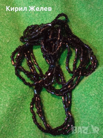 СТАРО МЪНИСТЕНО РЕТРО АРТ-НУВО СТИЛ КОЛИЕ НАНИЗ ГЕРДАНЧЕ РЪЧНА РАБОТА 26637, снимка 10 - Антикварни и старинни предмети - 34806048