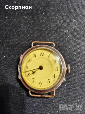 Швейцарски сребърен ръчен дамски часовник - 6 РУБИНА