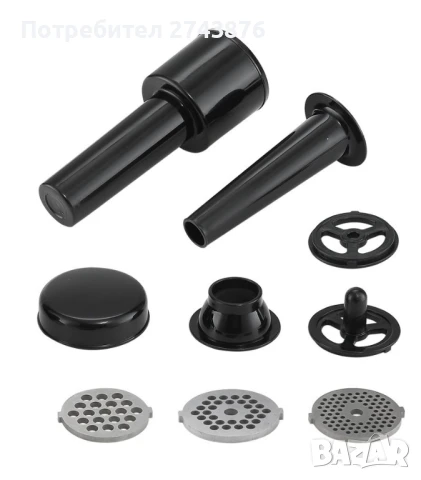 Месомелачка ЕК-312,Всички видове месо,1,2 кг-мин,1200W,Функция Връщане., Ножове от неръждаема стоман, снимка 7 - Месомелачки - 51140156