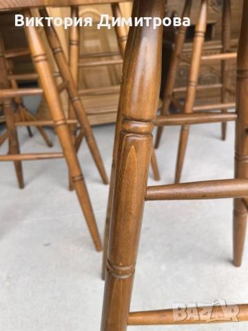 Бар стол - налични 4 броя, снимка 5 - Столове - 53817453