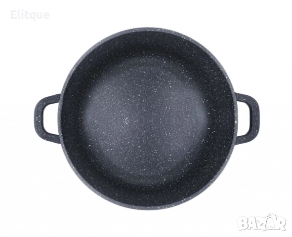 Комплект тенджери Goldmann, 20/24/28см.-2.3л./4.5л./6.5л. , Лят алуминий, Мраморно покритие, Индукци, снимка 5 - Други - 52786699