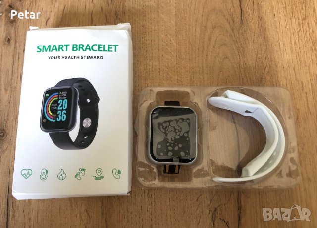 Smart Watch + Смарт Силиконова каишка + Зарядно, снимка 13 - Смарт гривни - 42165494