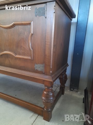 Шкаф с витрина Масив, снимка 3 - Гардероби - 21613117