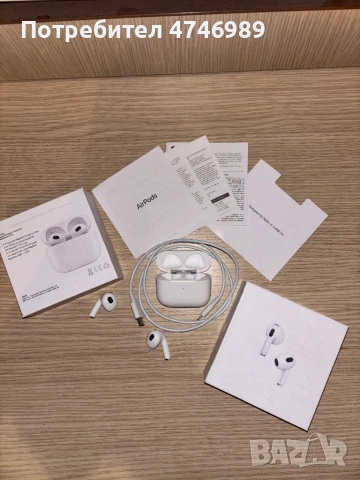 AirPods 3 generation , снимка 2 - Bluetooth слушалки - 53599684