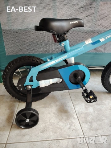 🚲 Детски велосипед Dech 12” със помощни колела, снимка 3 - Детски велосипеди, триколки и коли - 50587797