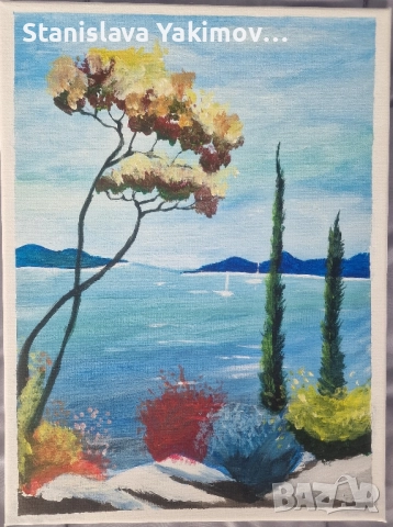 Ръчно рисувани картини от акрил