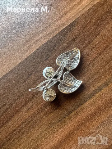 Брошка от нераждаема стомана, снимка 2 - Други - 49740523