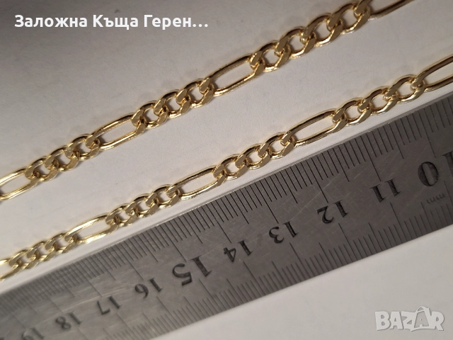 Златен синджир 10,92гр.14к, снимка 3 - Колиета, медальони, синджири - 52874220