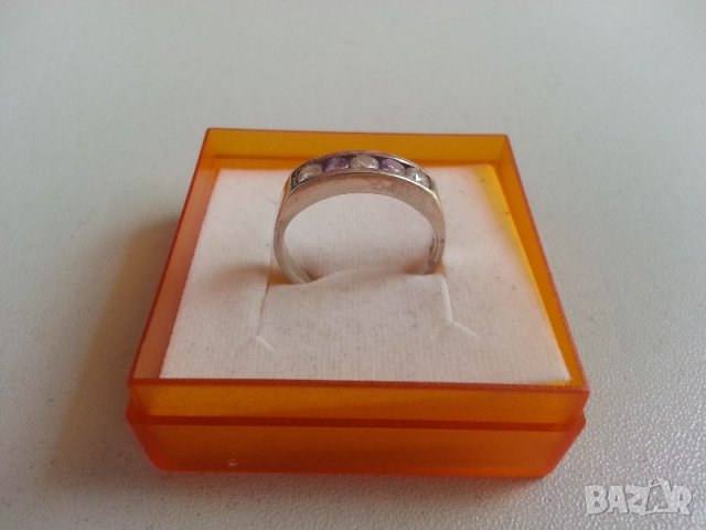 Сребърен пръстен, снимка 4 - Пръстени - 42284864