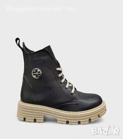 Дамски боти естествена кожа български 