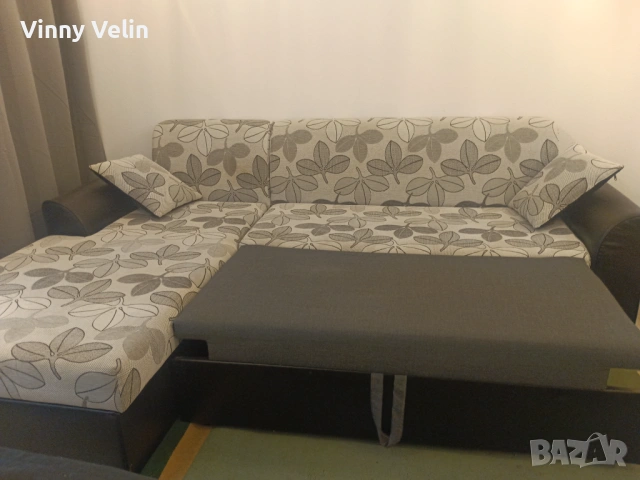 Модерен ъглов  диван, като нов!, снимка 5 - Дивани и мека мебел - 53768891