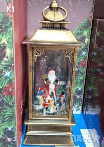 Светещ фенер за украса на Дядо Коледа, снимка 2 - Образователни игри - 52552945