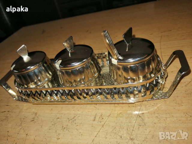 Продавам уникален нов комплект за подправки, снимка 4 - Прибори за хранене, готвене и сервиране - 39942411