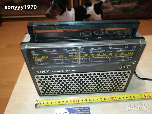 ITT TINY-ВНОС  SWEDEN 1006231823L, снимка 5 - Радиокасетофони, транзистори - 41083507