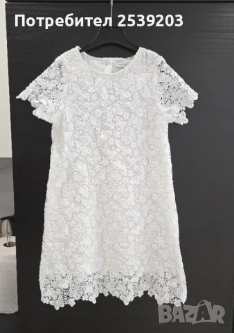 Нова детска рокля - бяла дантела 5-6 години , снимка 13 - Детски рокли и поли - 51411650