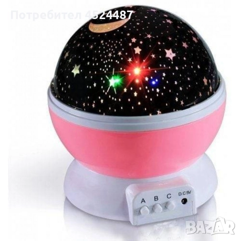 Нощна лампа детски планетариум